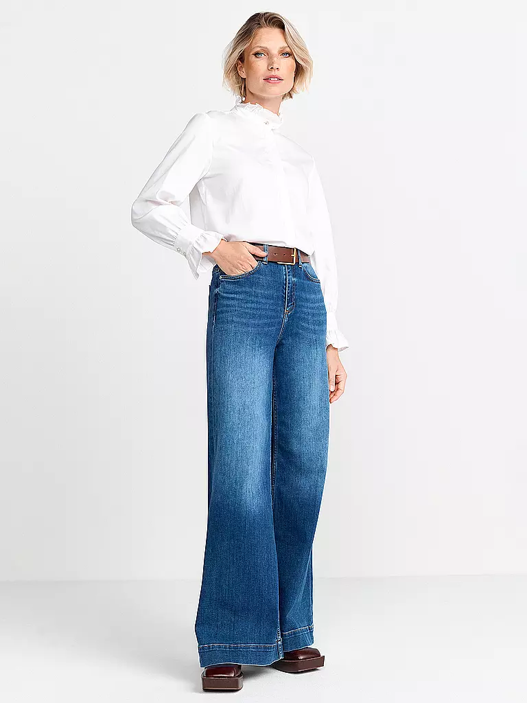RICH & ROYAL | Blusenshirt | Blanc