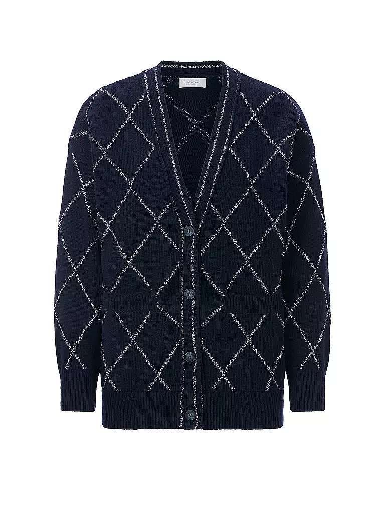 RICH & ROYAL | Cardigan | Bleu foncé