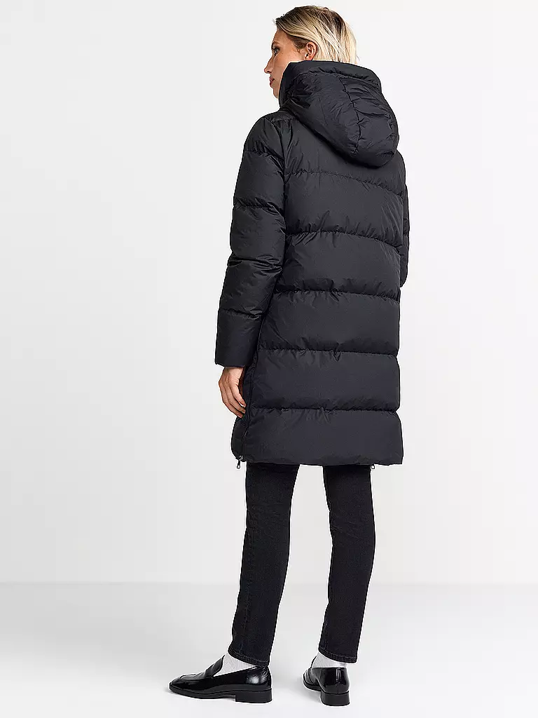 RICH & ROYAL | Daunensteppmantel | Noir