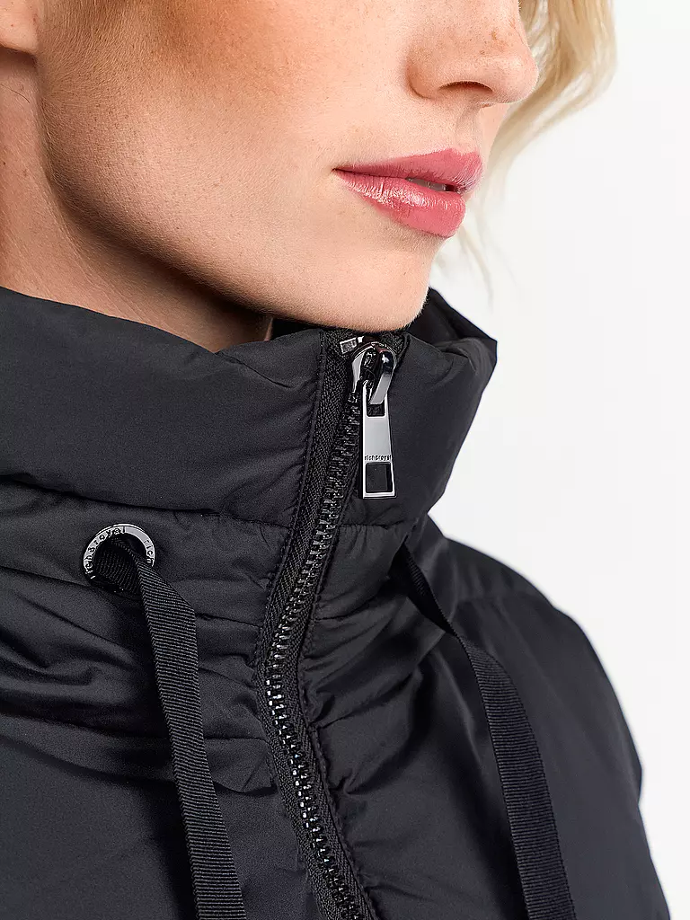 RICH & ROYAL | Daunensteppmantel | Noir