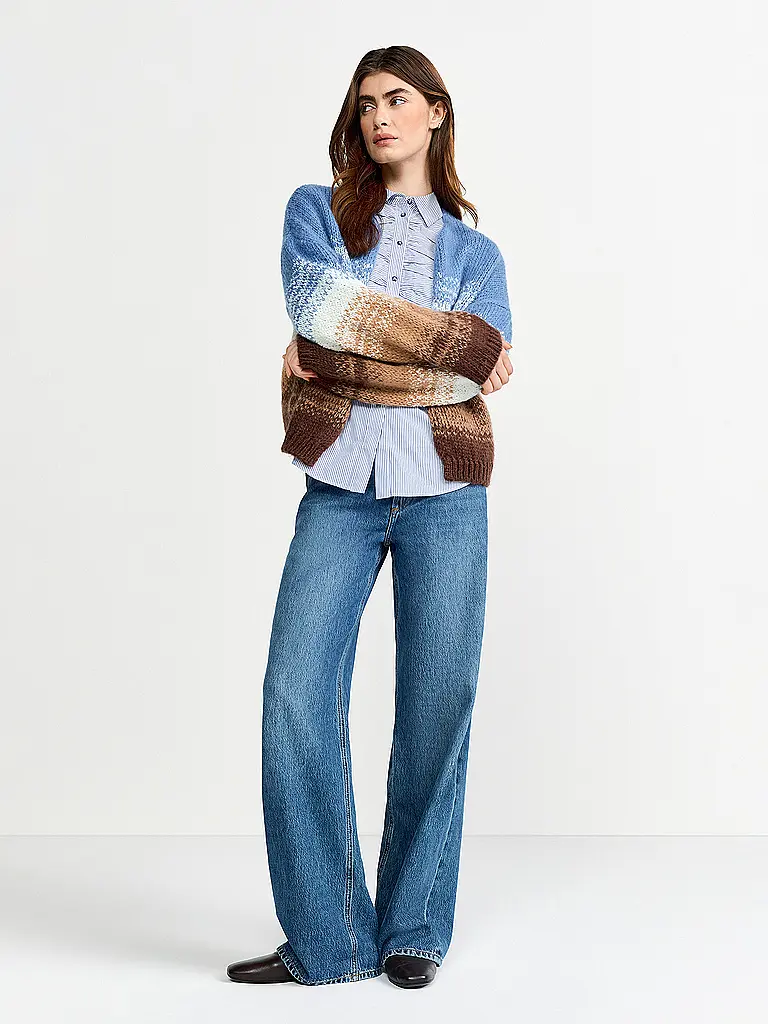 RICH & ROYAL | Gilet en tricot | Bleu