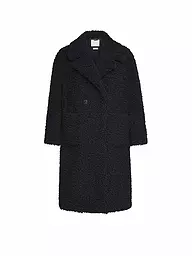 RICH & ROYAL | Jacke in Felloptik | Bleu foncé