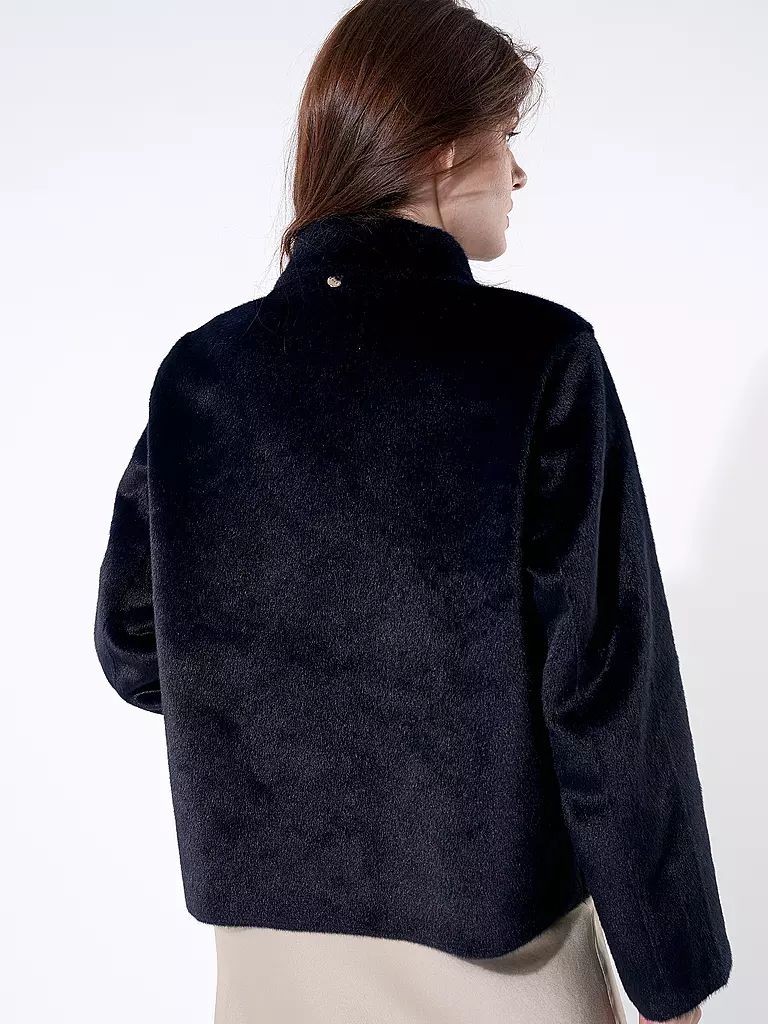 RICH & ROYAL | Jacke in Felloptik | Bleu