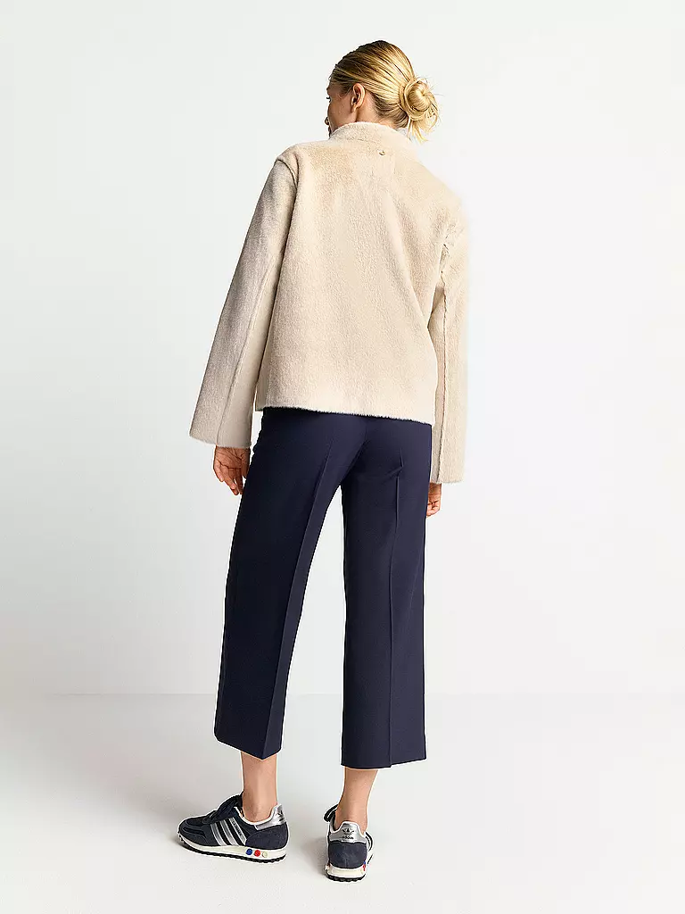 RICH & ROYAL | Jacke in Felloptik | Beige