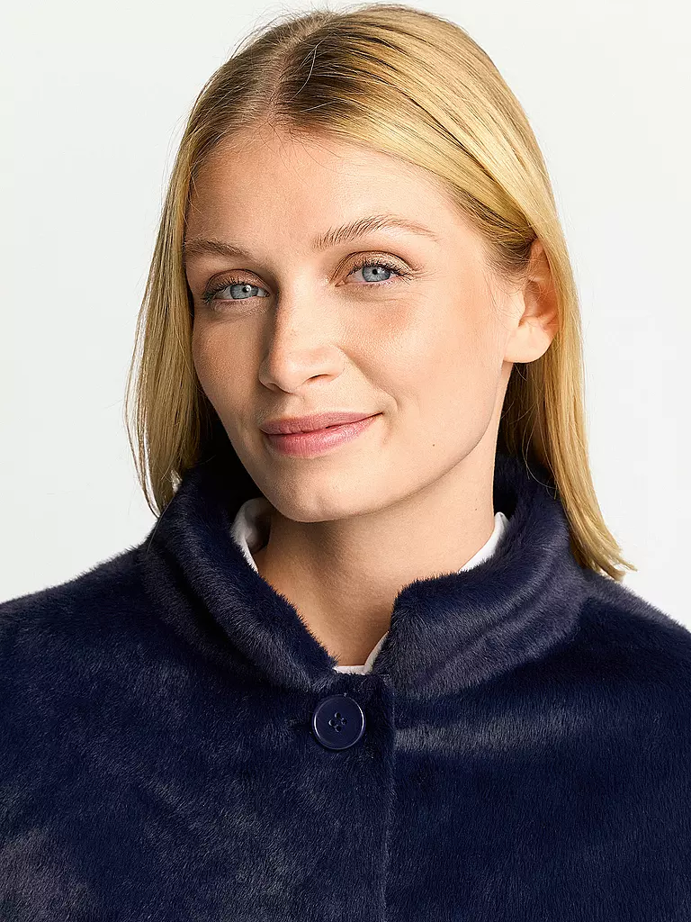 RICH & ROYAL | Jacke in Felloptik | Bleu