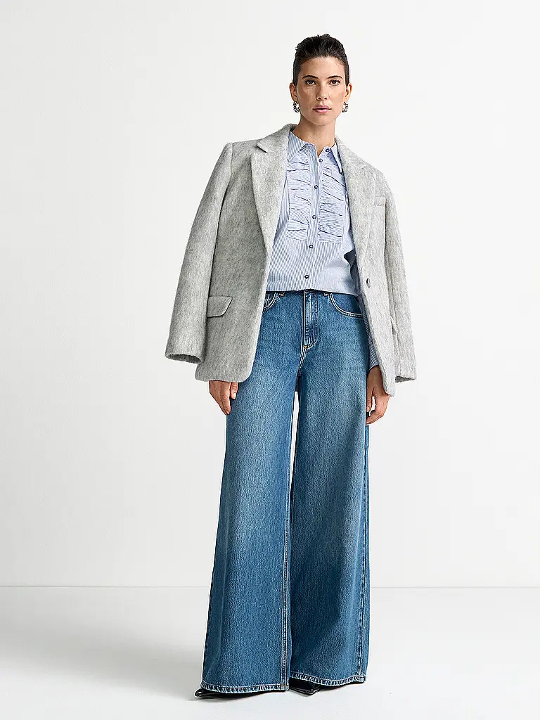 RICH & ROYAL | Jean Wide Leg | blau