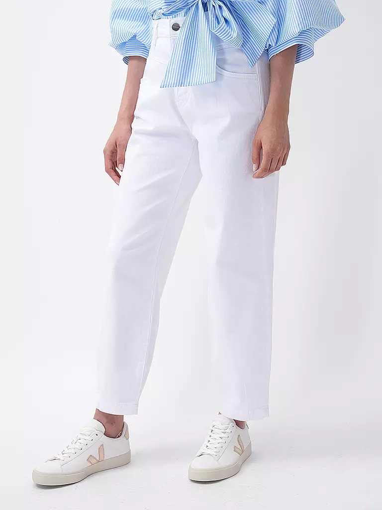 RICH & ROYAL | Jeans 7/8 | Blanc