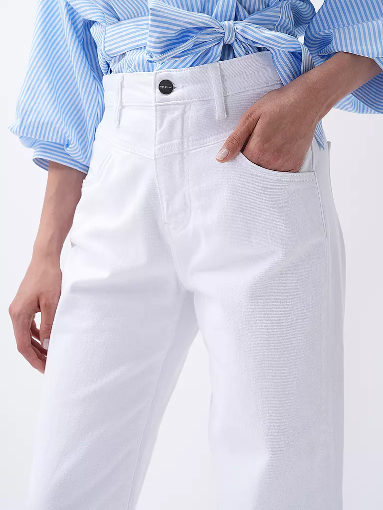 RICH & ROYAL | Jeans 7/8 | Blanc