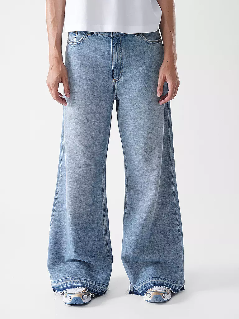 RICH & ROYAL | Jeans Coupe Évasée | blau