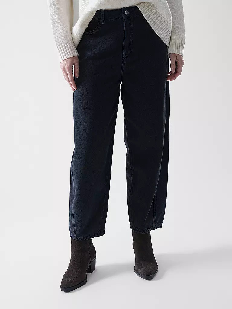 RICH & ROYAL | Jeans Coupe Ballon | dunkelblau