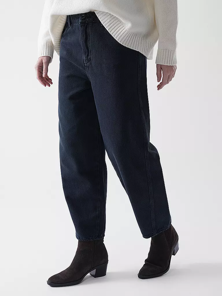 RICH & ROYAL | Jeans Coupe Ballon | dunkelblau