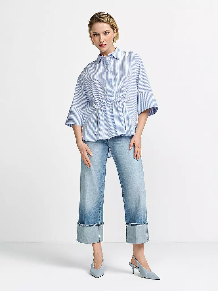 RICH & ROYAL | Jeans coupe droite 7/8 | blau