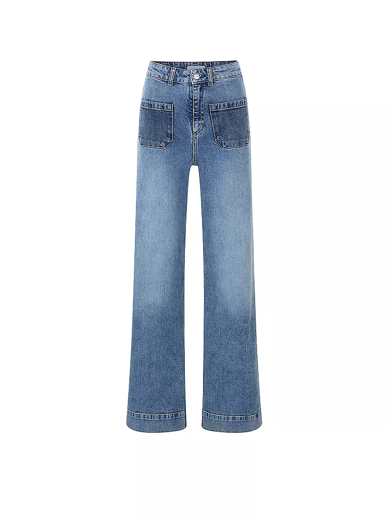 RICH & ROYAL | Jeans Wide Leg | blau