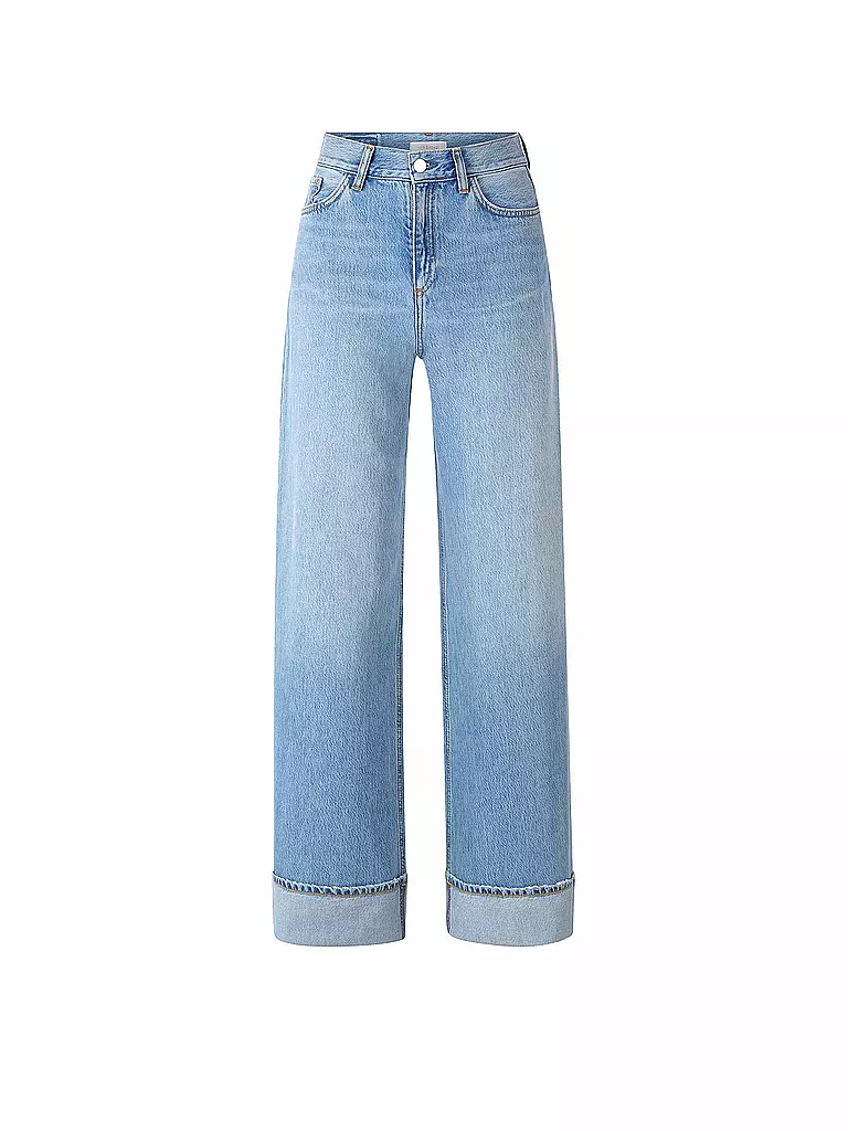 RICH & ROYAL | Jeans Wide Leg | blau