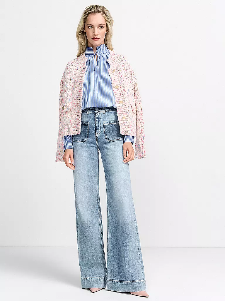 RICH & ROYAL | Jeans Wide Leg | blau