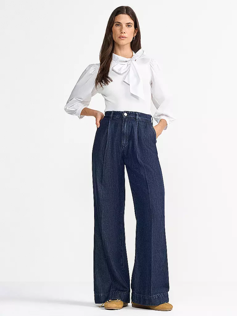 RICH & ROYAL | Jeans Wide Leg | dunkelblau