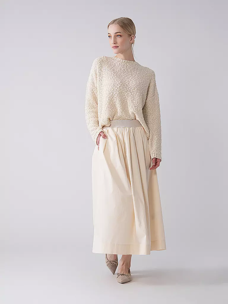 RICH & ROYAL | Jupe midi | beige