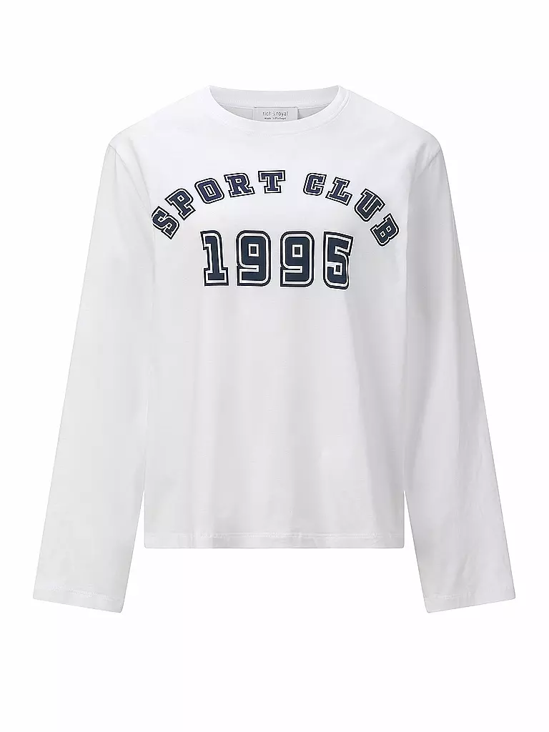 RICH & ROYAL | Langarmshirt | Blanc