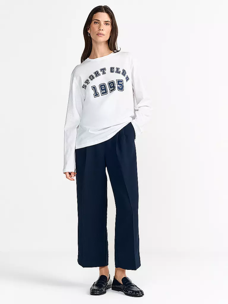RICH & ROYAL | Langarmshirt | Blanc