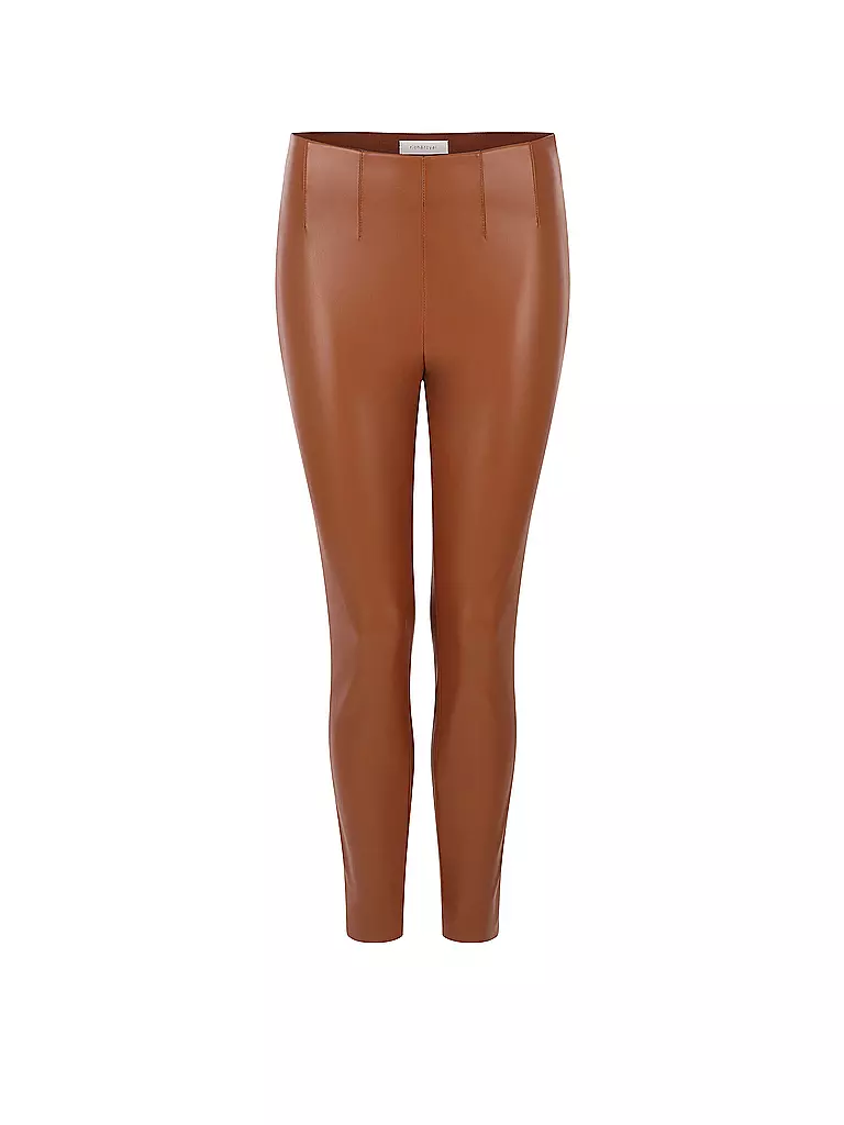 RICH & ROYAL | Leggings aspect cuir | braun