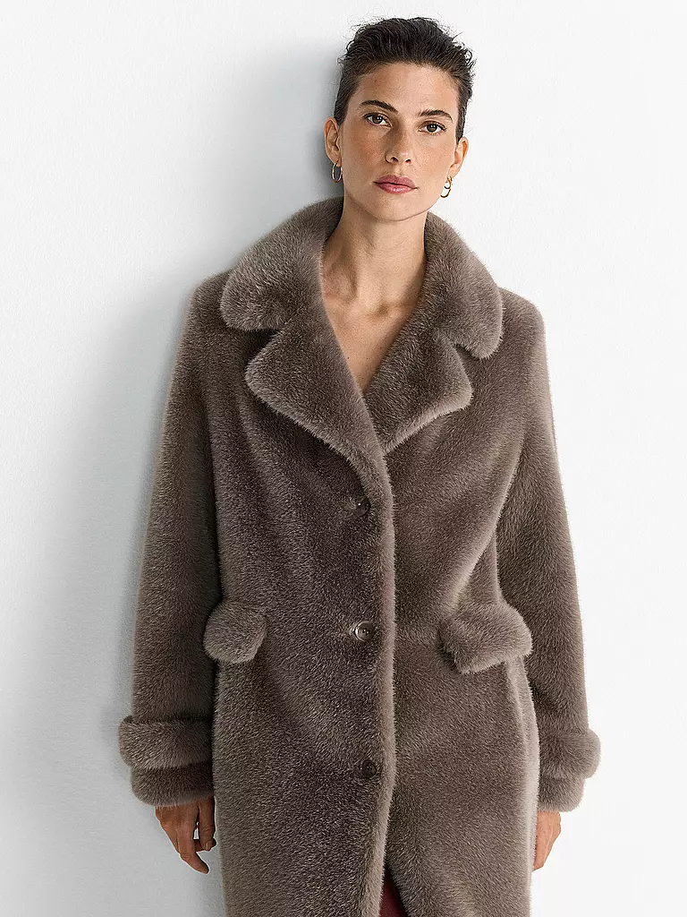 RICH & ROYAL | Manteau en fausse fourrure | 