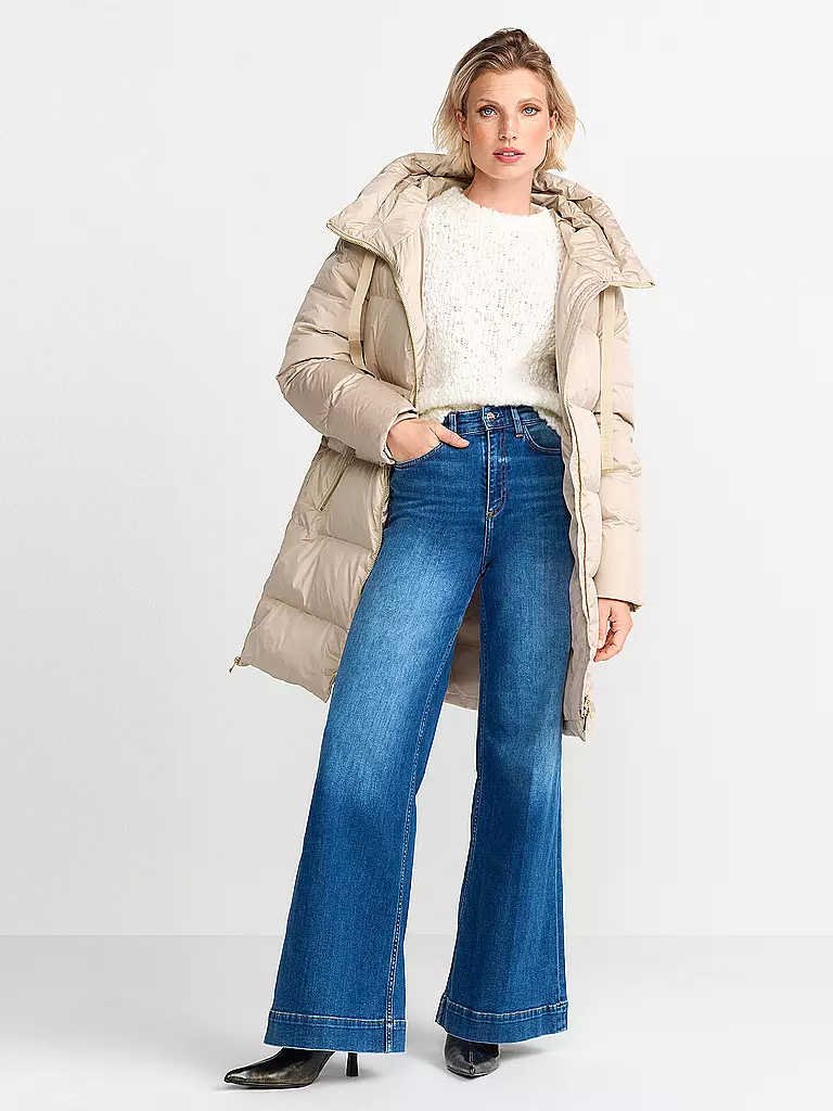 RICH & ROYAL | Manteau matelassé en duvet | beige