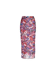 RICH & ROYAL | Midi-jupe | Rouge foncé