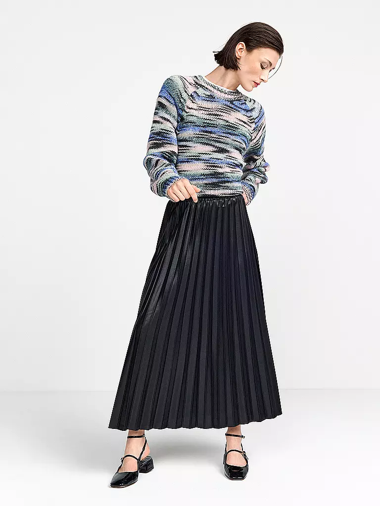RICH & ROYAL | Midi-jupe | Noir