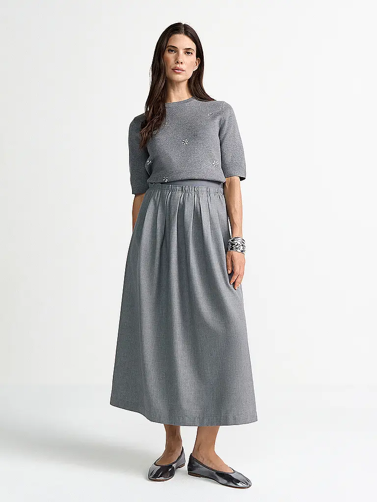 RICH & ROYAL | Midi-jupe | grau