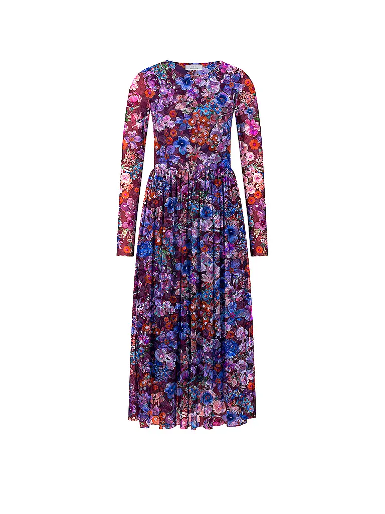 RICH & ROYAL | Midikleid | Rouge foncé