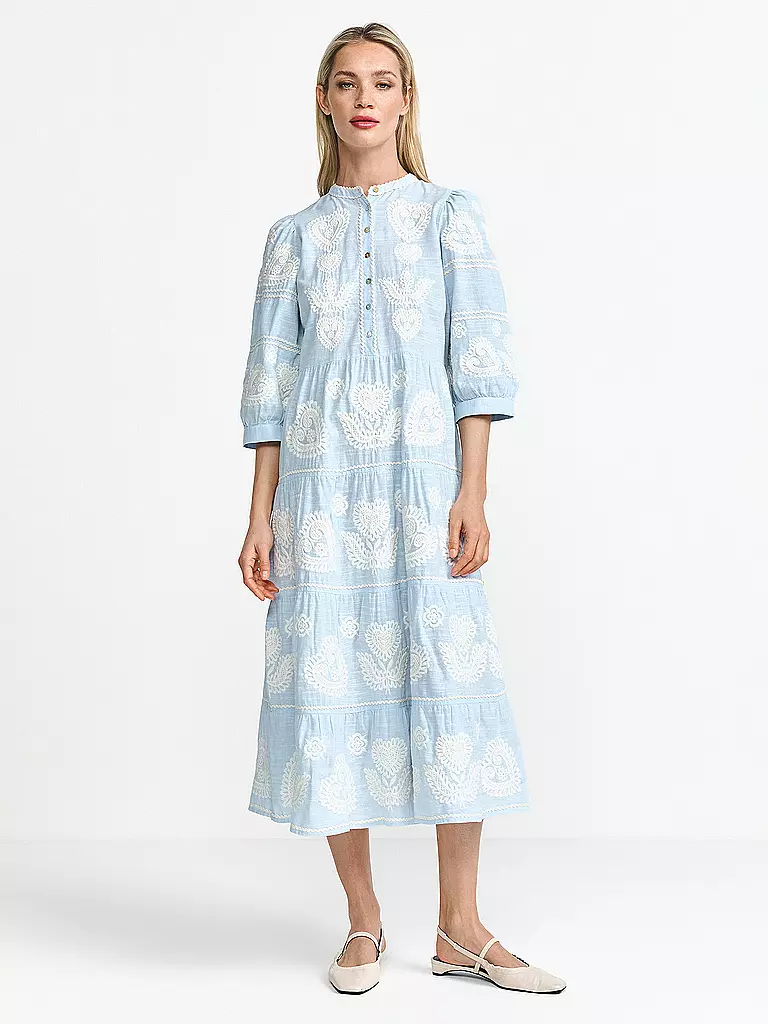 RICH & ROYAL | Midikleid | Bleu clair
