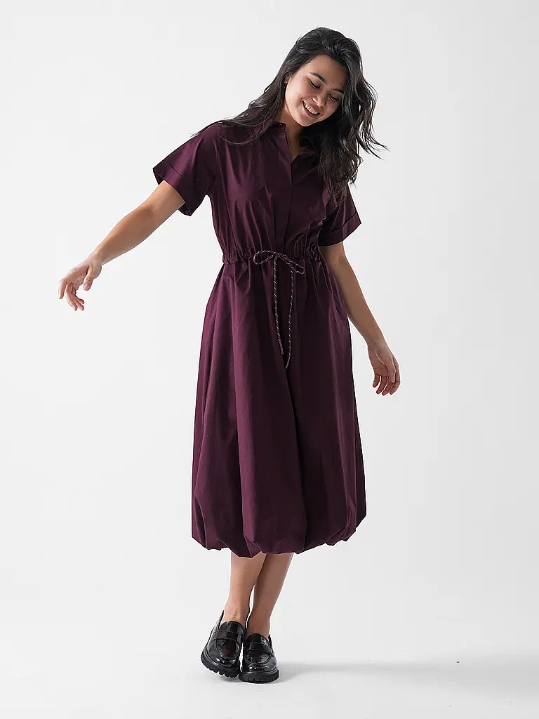RICH & ROYAL | Midikleid | dunkelrot