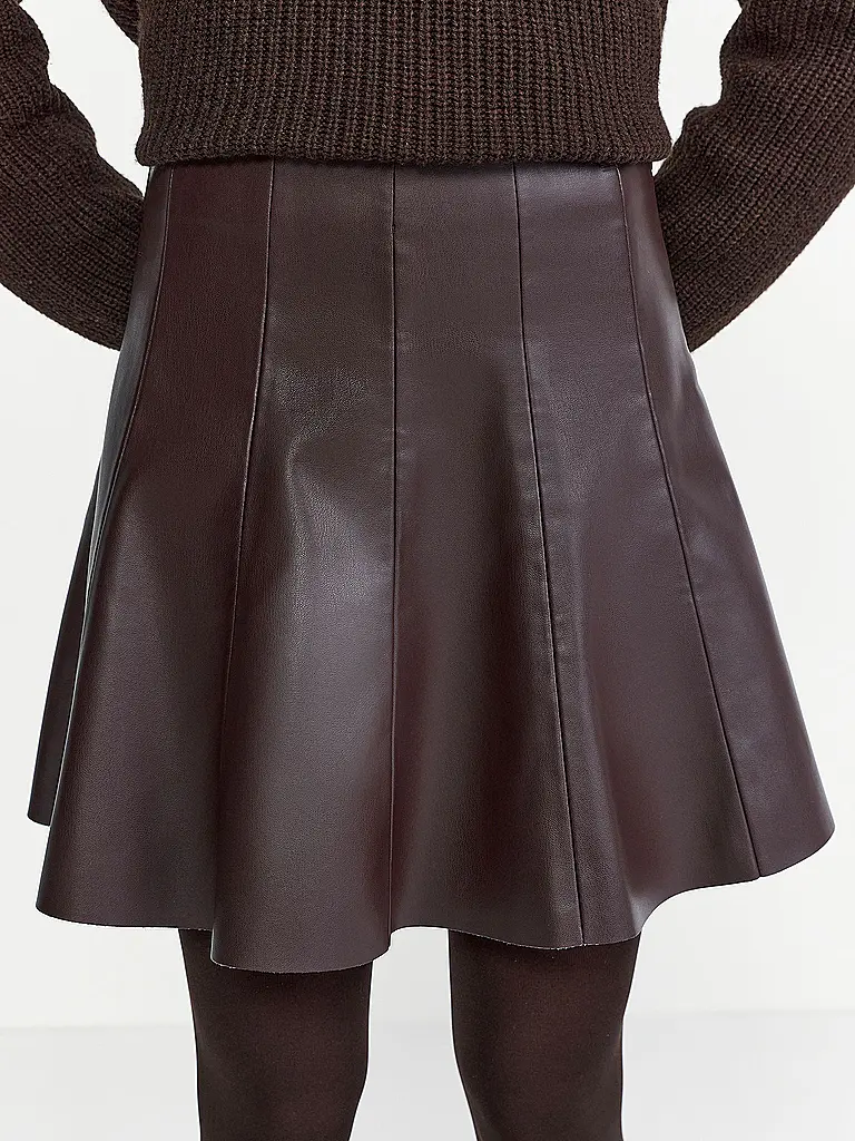 RICH & ROYAL | Mini-jupe aspect cuir | 