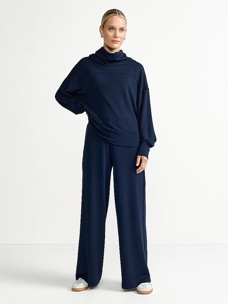 RICH & ROYAL | Pantalon de jogging coupe décontractée | Bleu foncé