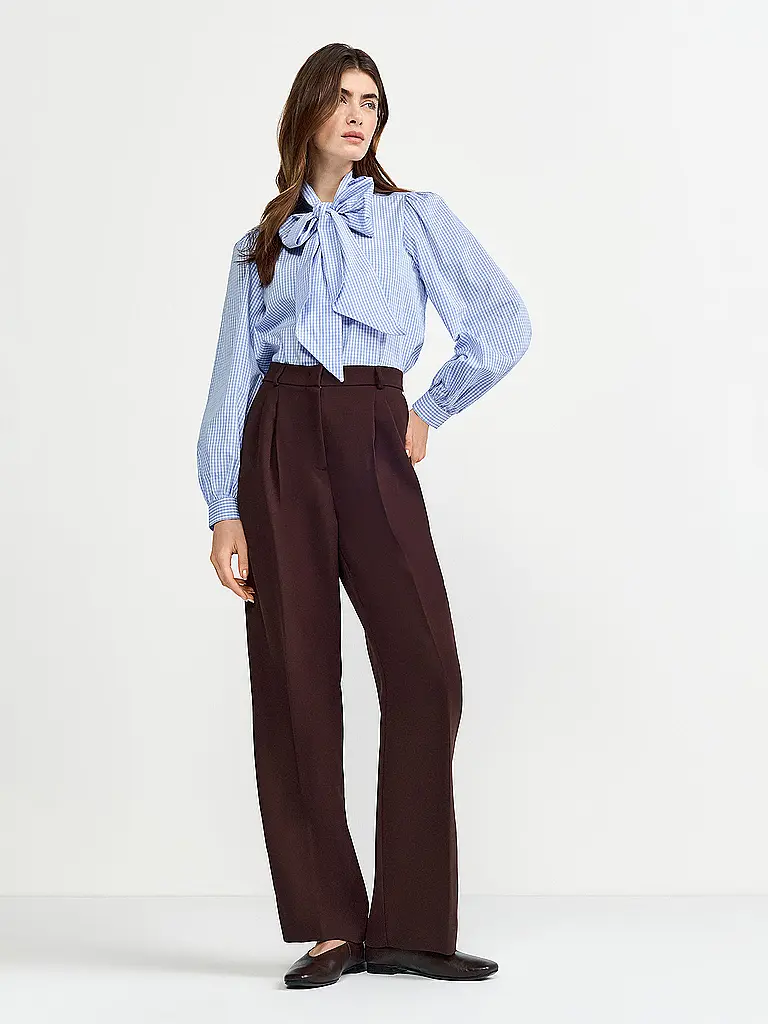 RICH & ROYAL | Pantalon de tailleur 7/8 | Marron