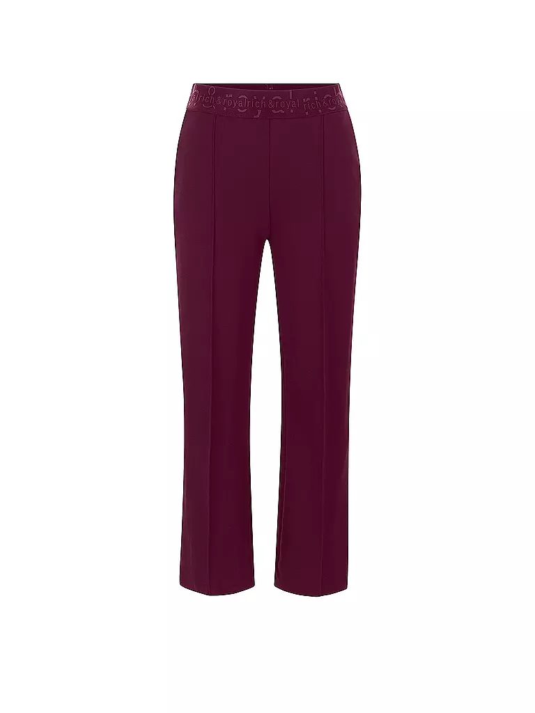 RICH & ROYAL | Pantalon Marlene | Rouge foncé