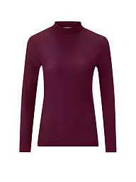 RICH & ROYAL | Pull à col roulé | Rouge foncé