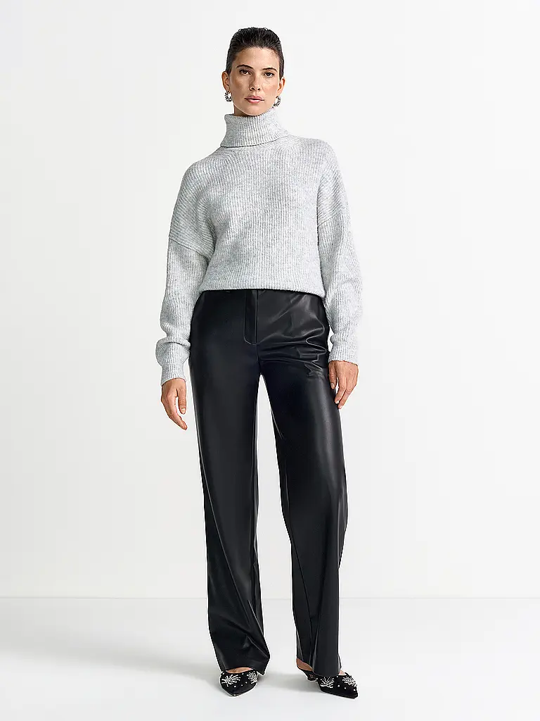 RICH & ROYAL | Pull à col roulé | Gris