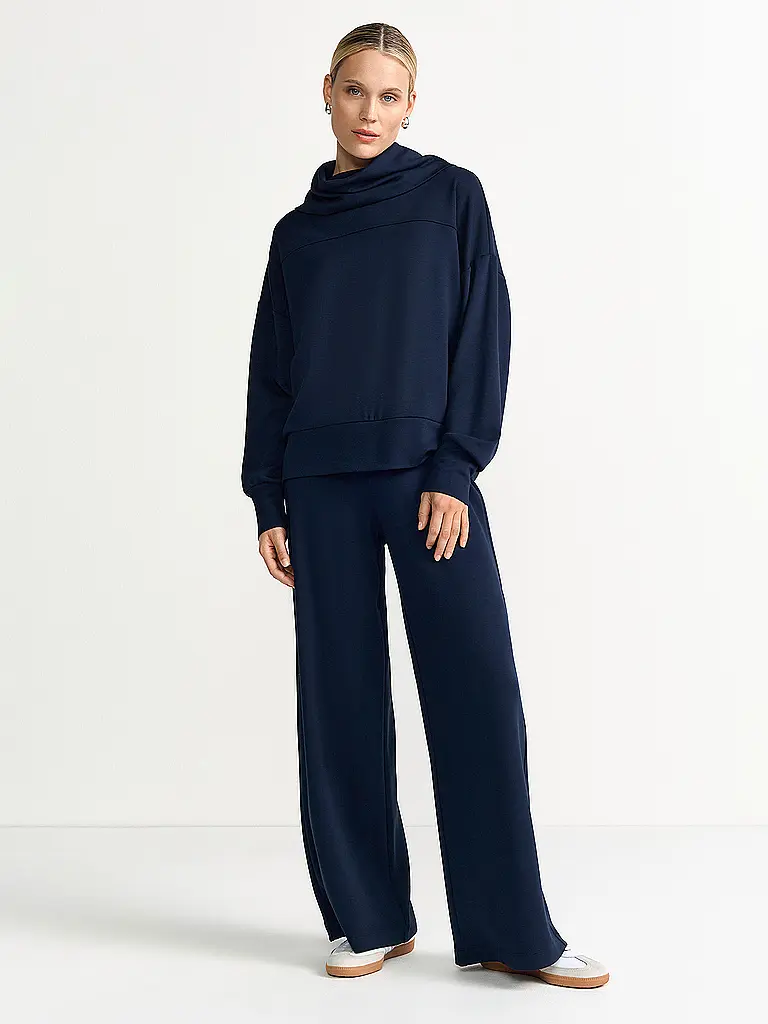 RICH & ROYAL | Pull à col roulé | Bleu foncé