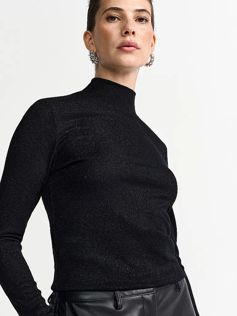 RICH & ROYAL | Pull à col roulé | Noir