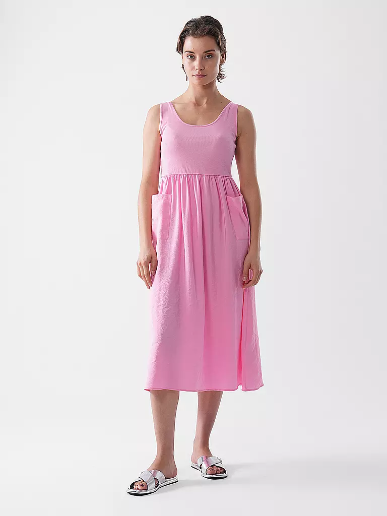 RICH & ROYAL | Robe midi | rosa