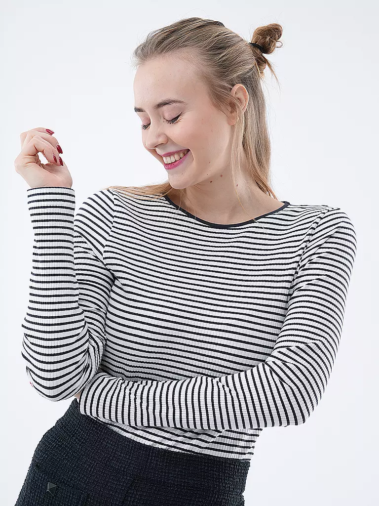 RICH & ROYAL | T-shirt à manches longues | Blanc