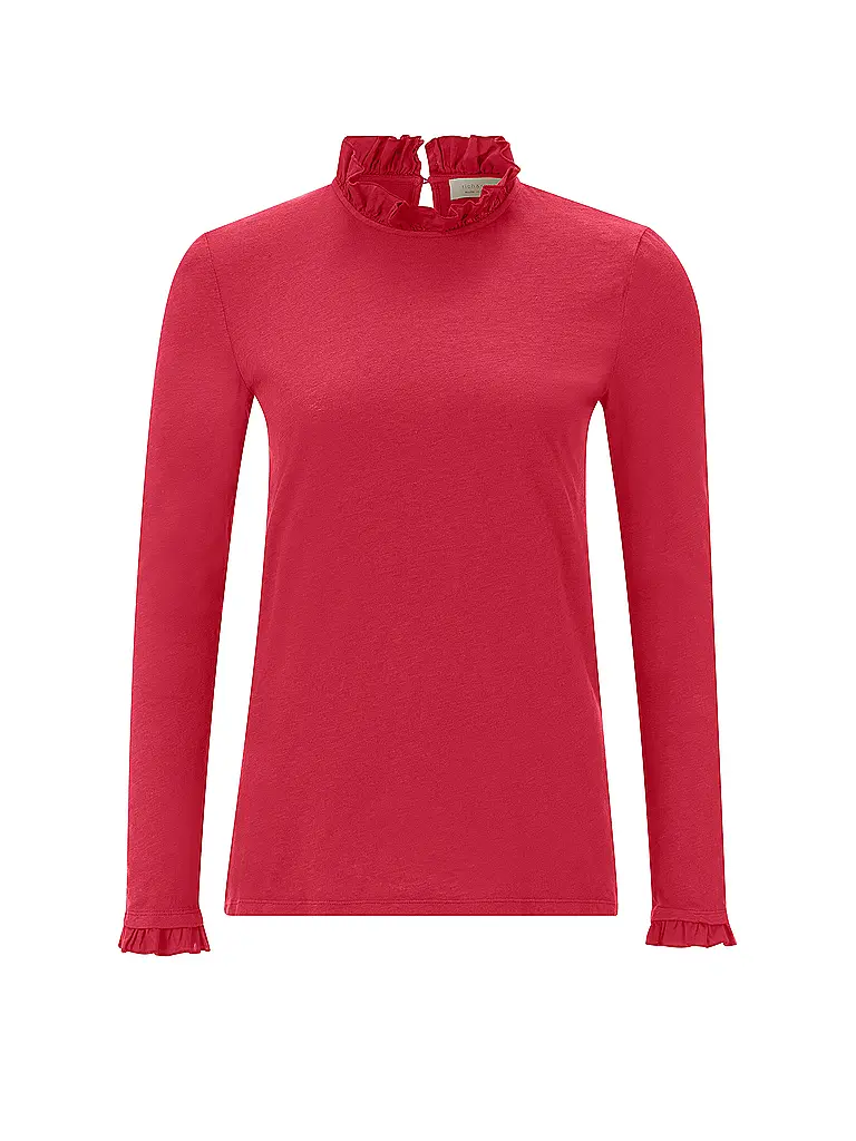 RICH & ROYAL | T-shirt à manches longues | Rouge