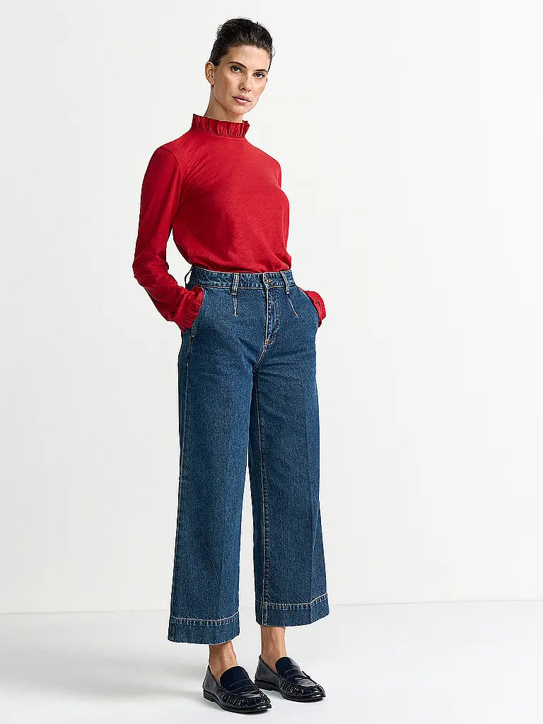 RICH & ROYAL | T-shirt à manches longues | Rouge