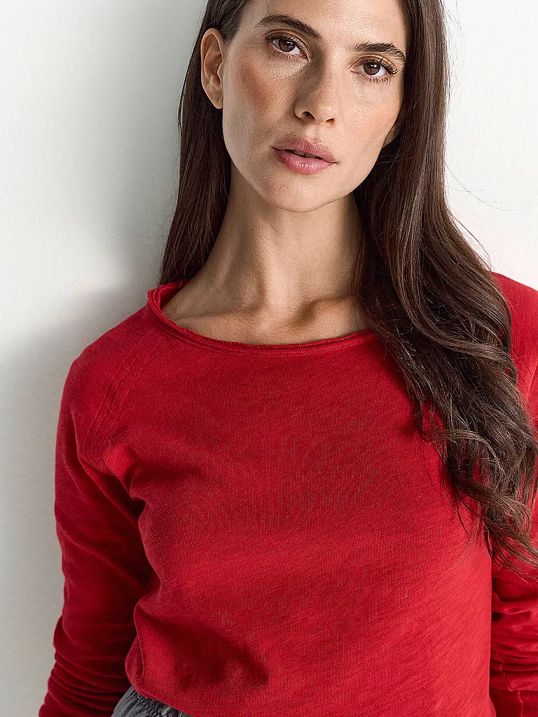 RICH & ROYAL | T-shirt à manches longues | Rouge