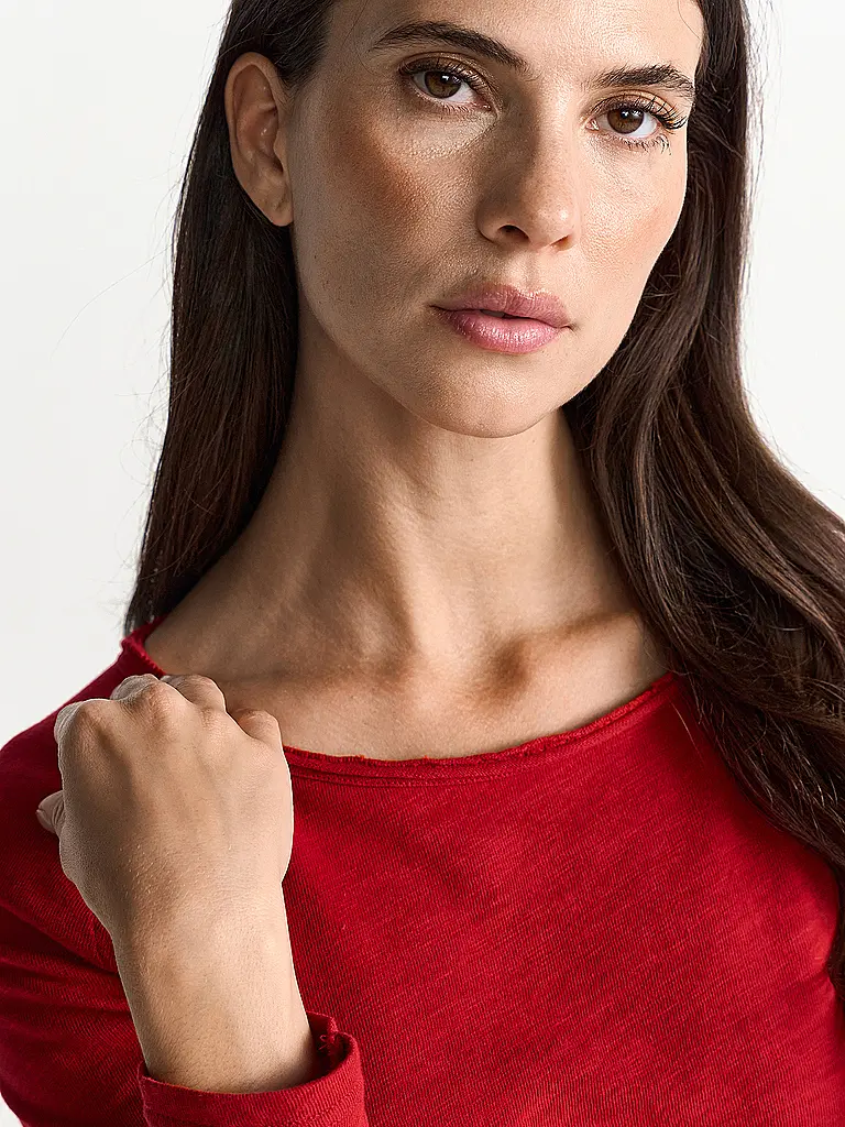 RICH & ROYAL | T-shirt à manches longues | Rouge