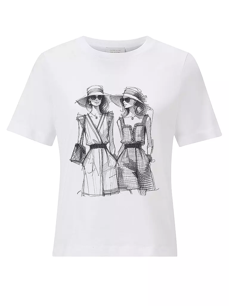 RICH & ROYAL | T-Shirt  | Blanc
