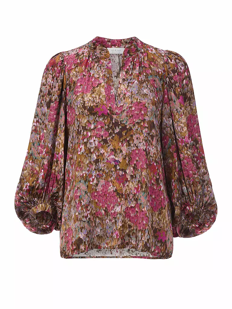 RICH & ROYAL | T-shirt blouse | Rouge foncé