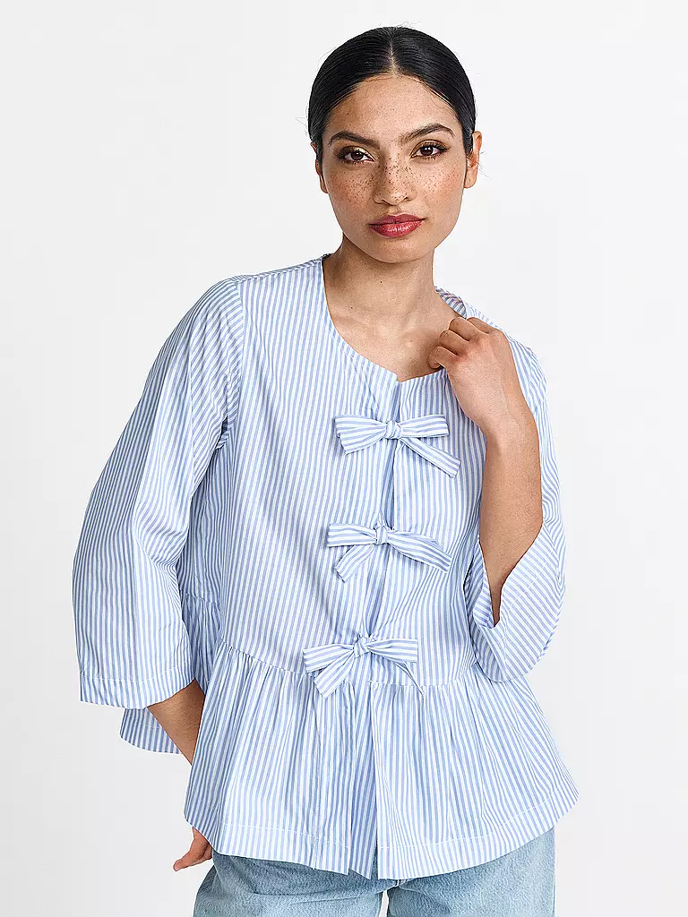 RICH & ROYAL | T-shirt blouse | Bleu