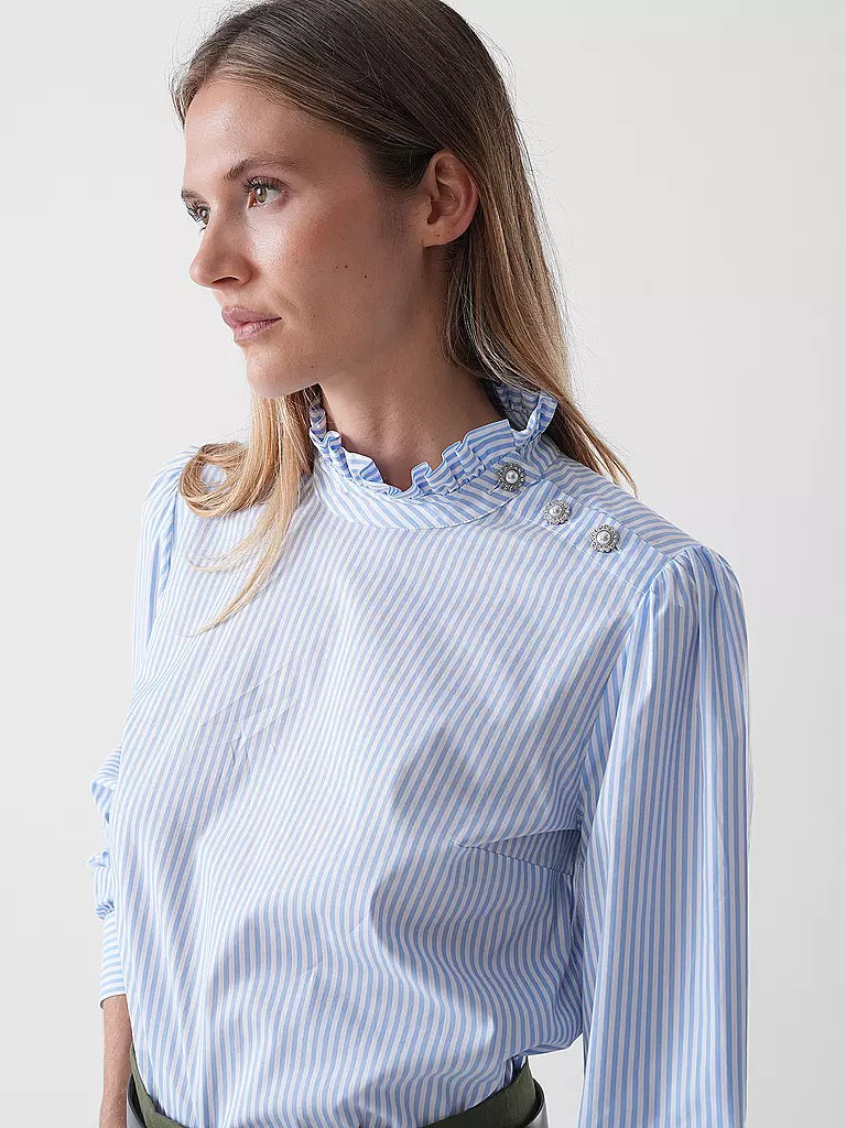 RICH & ROYAL | T-shirt blouse | Bleu clair